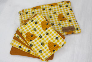 Bumble Bee Reusable Nursery Wipes