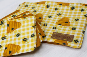 Bumble Bee Reusable Nursery Wipes