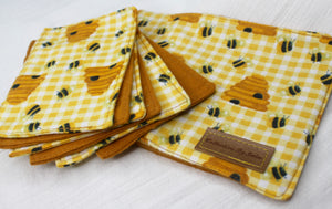 Bumble Bee Reusable Nursery Wipes