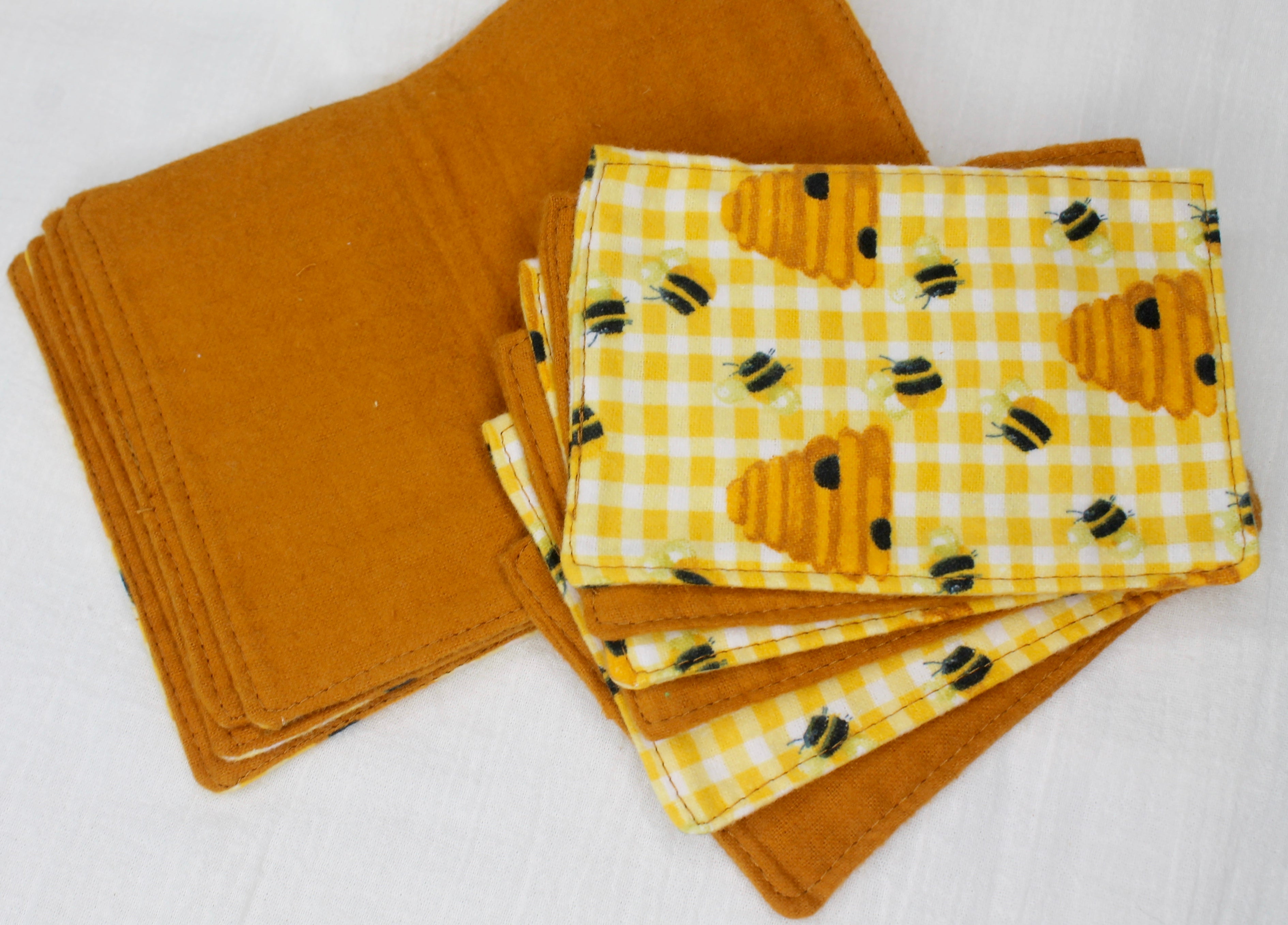 Bumble Bee Reusable Nursery Wipes