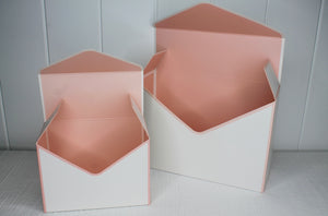 Envelope Box White & Pink