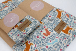 Forrest Animals Nursery Blanket & Reusable Wipes Set