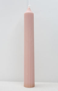 Pink Thin Pillar Candle