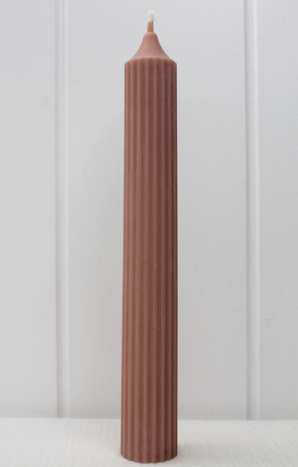 Raspberry Thin Pillar Candle