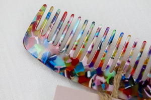 Rainbow Marble Comb