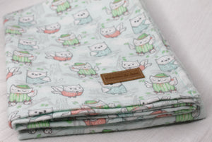 Bedtime Owl Nursery Blanket & Wipes Set