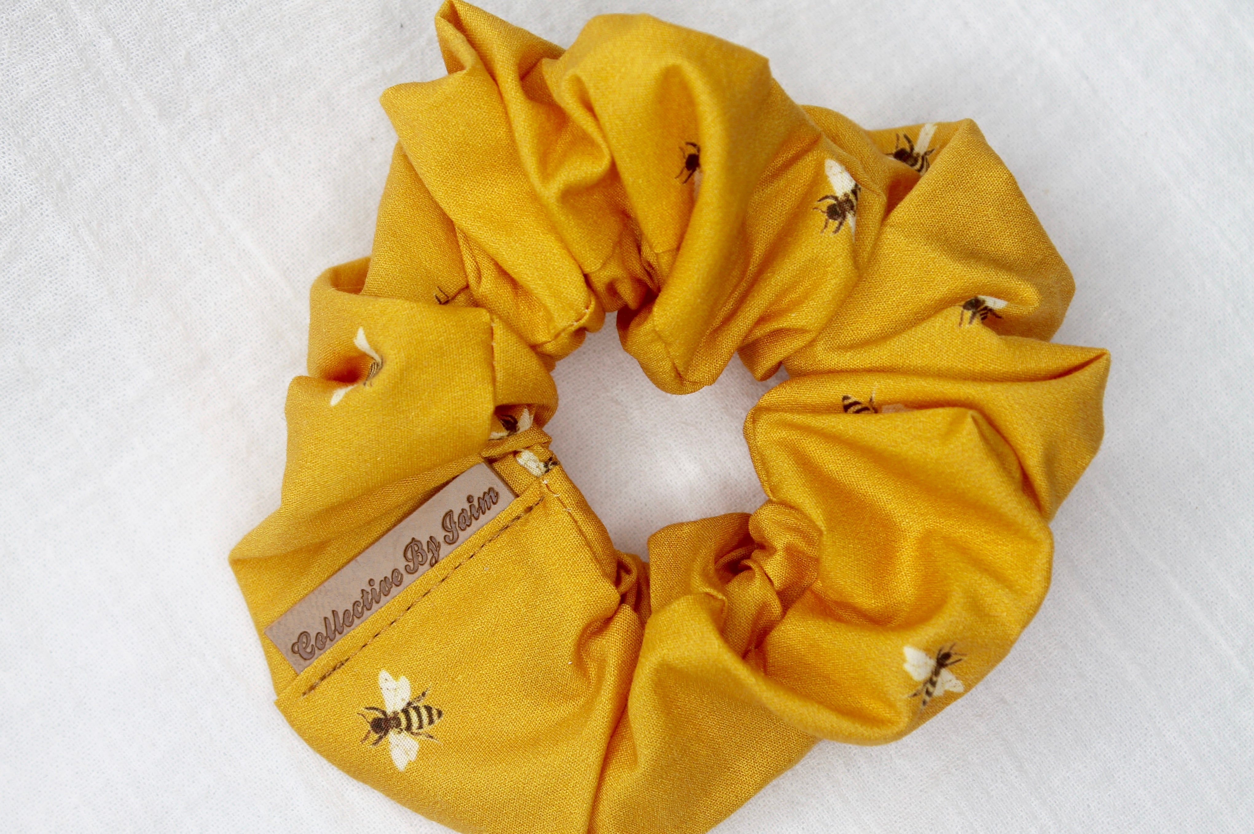 Small Bumble Bee Scrunchie