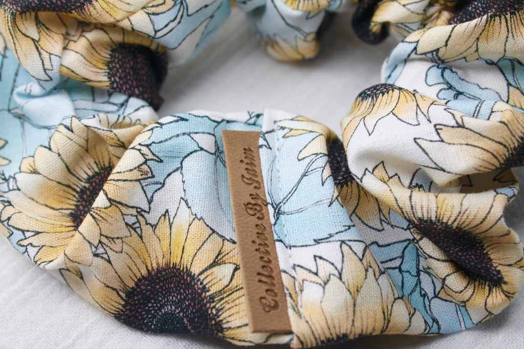 Small Sunflowers Scrunchie