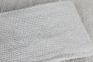 Rectangle Cleanser Wipe - Raspberry Embroidered
