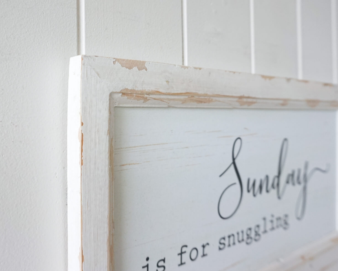 Sunday is for Snuggling Decor Sign