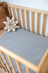 Cloud Fitted Cot Sheet