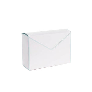 Envelope Box White & Baby Blue