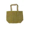 Gingham Tote Olive Check