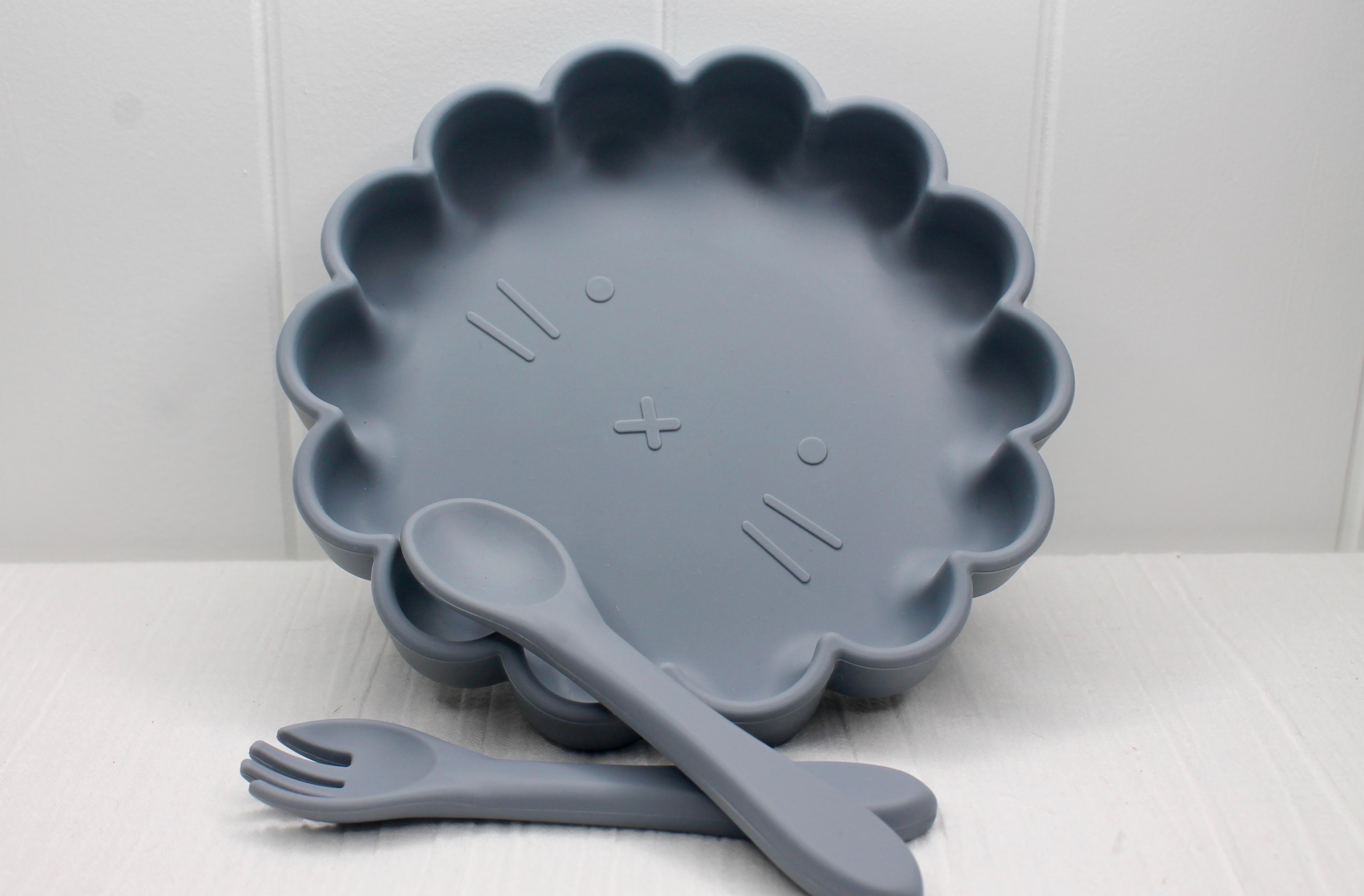 Pebble Lion Silicone Meal Set