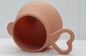 Rust Silicone Sippy Cup Lid