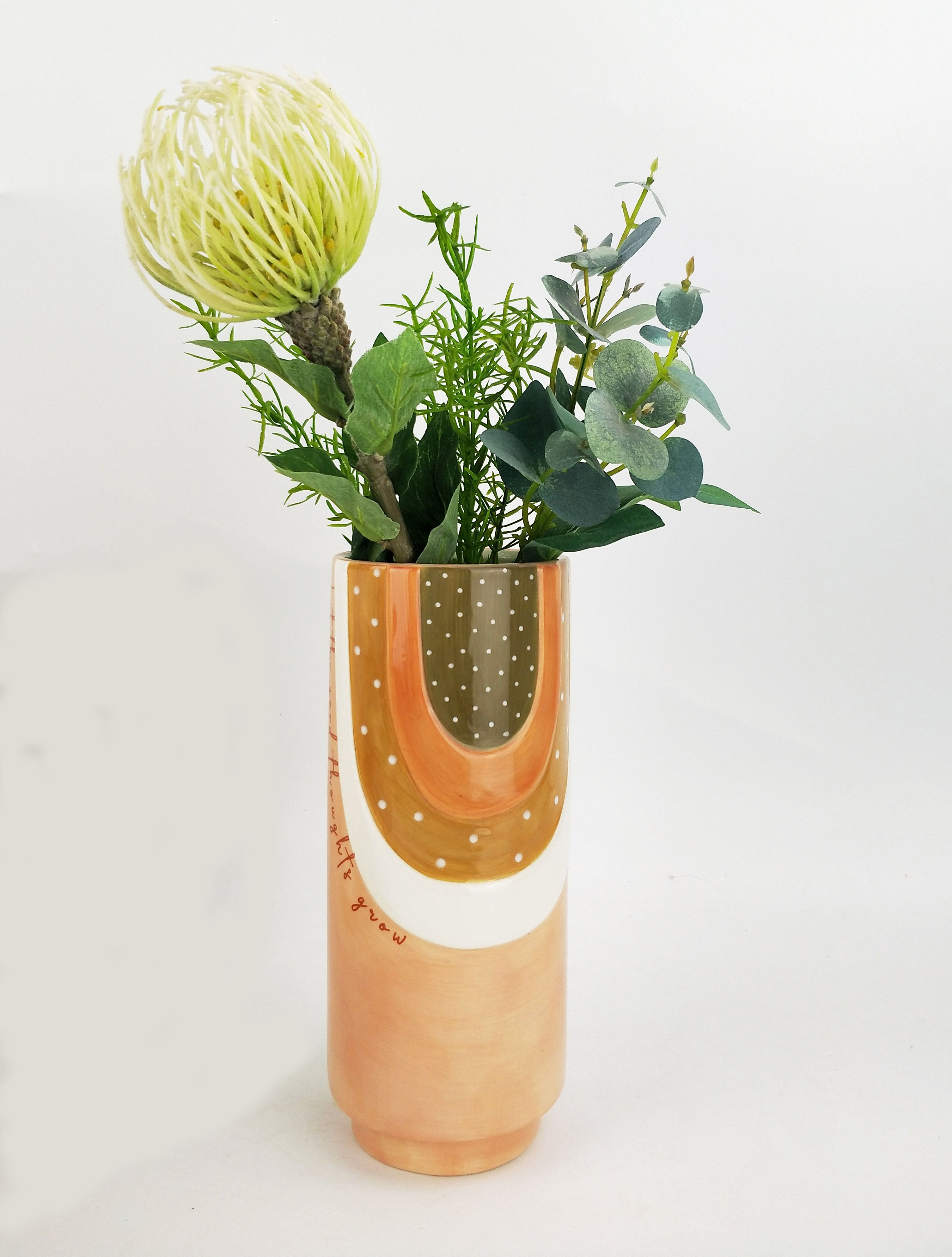 Let The Good Thoughts Grow Vase