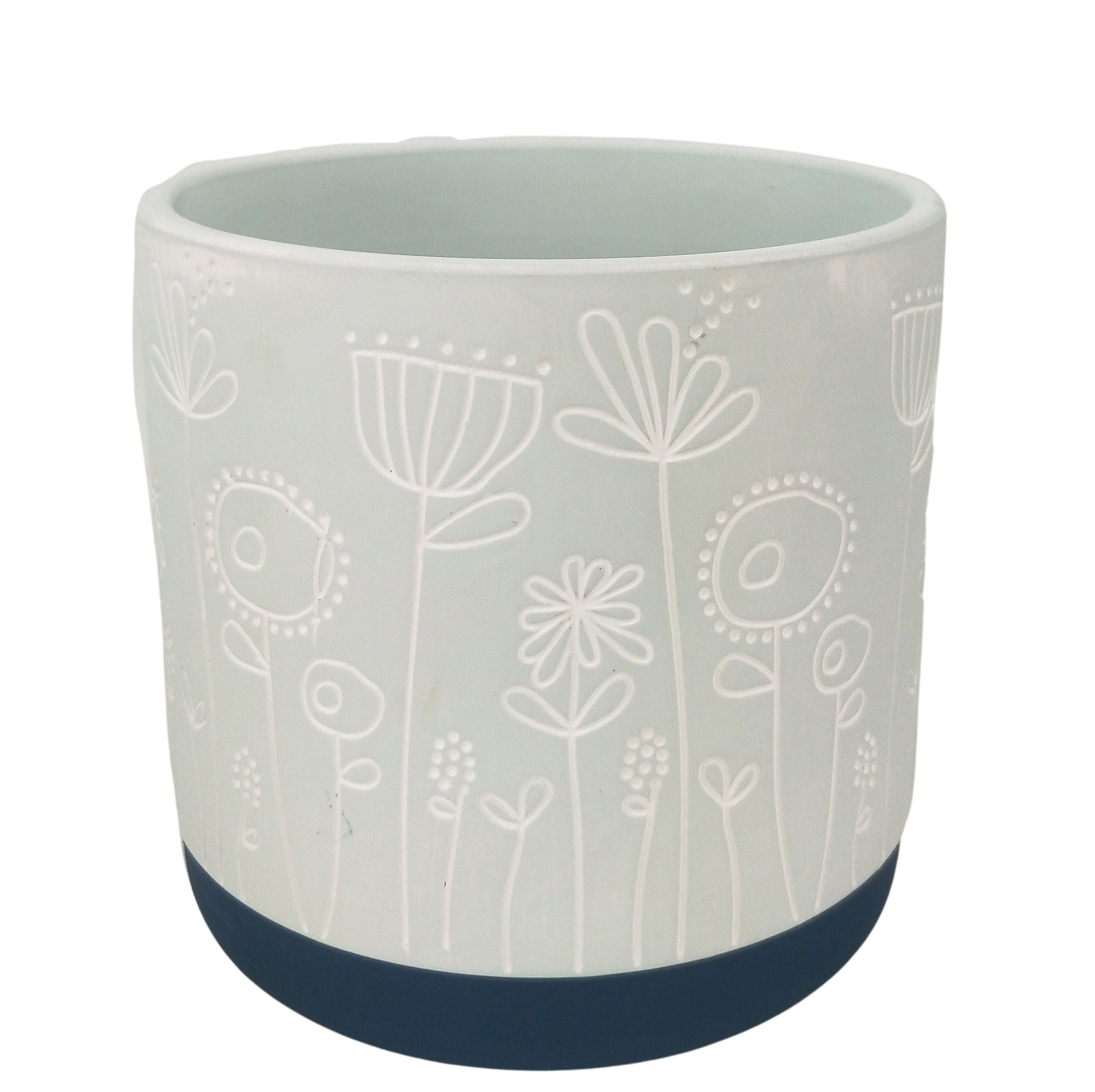 Bree Blue Planter